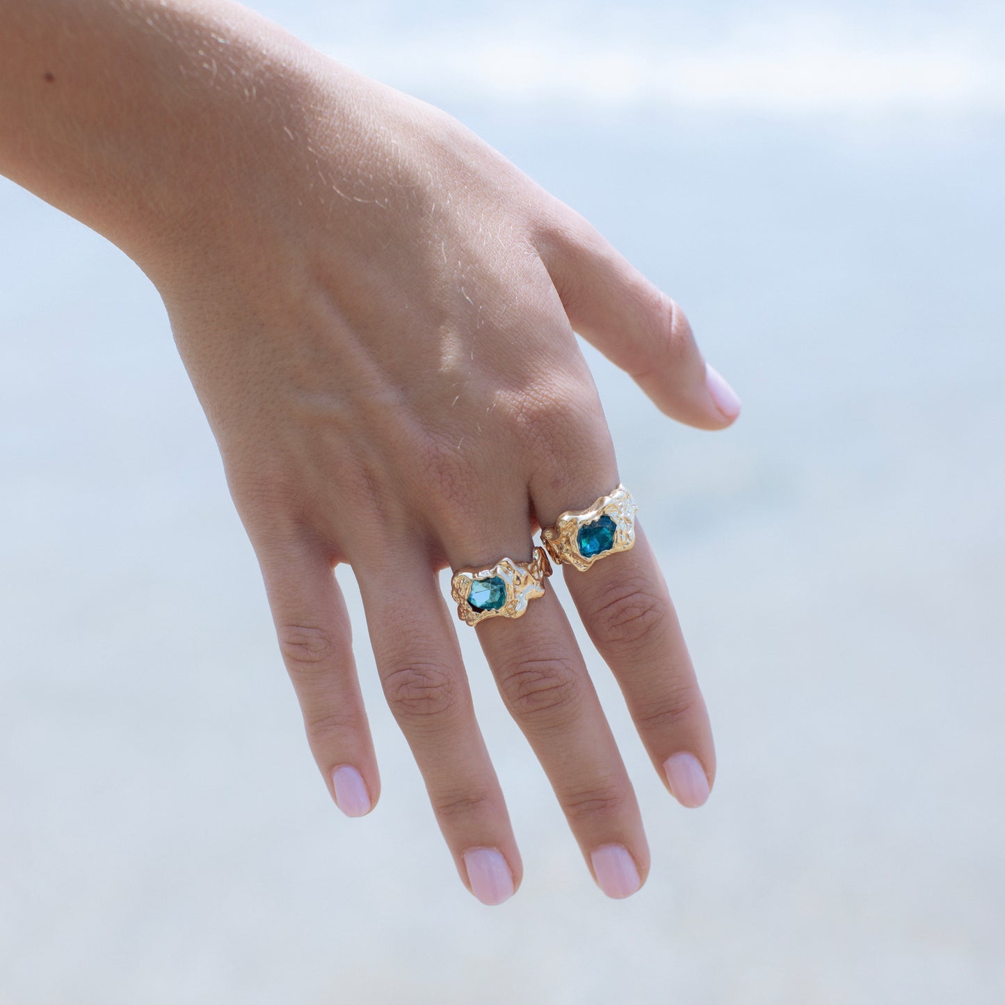 Anillo stone gold