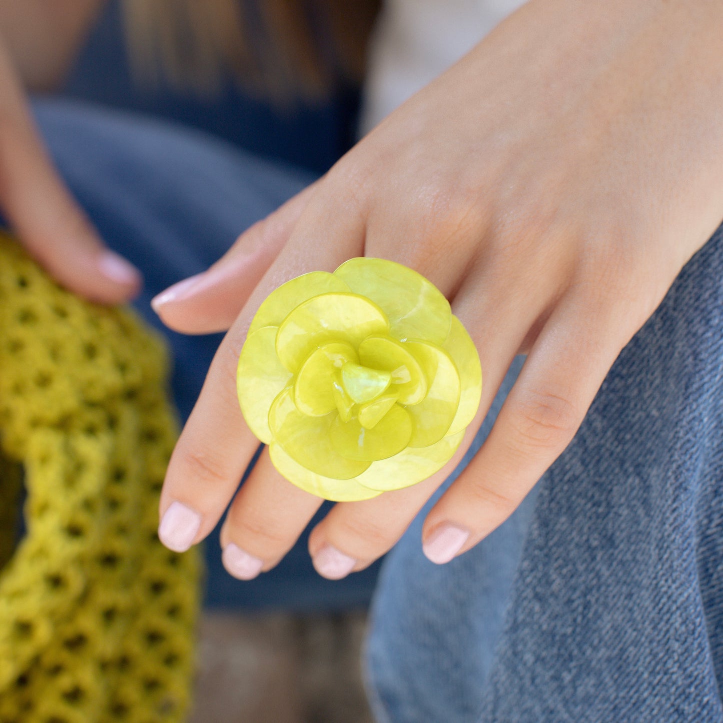 Anillo flor XL