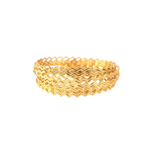 Brazalete zigzag