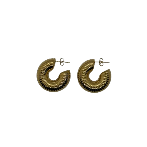 Pendientes wide hoops line