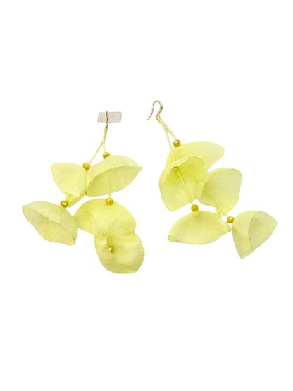 Petal drop earrings